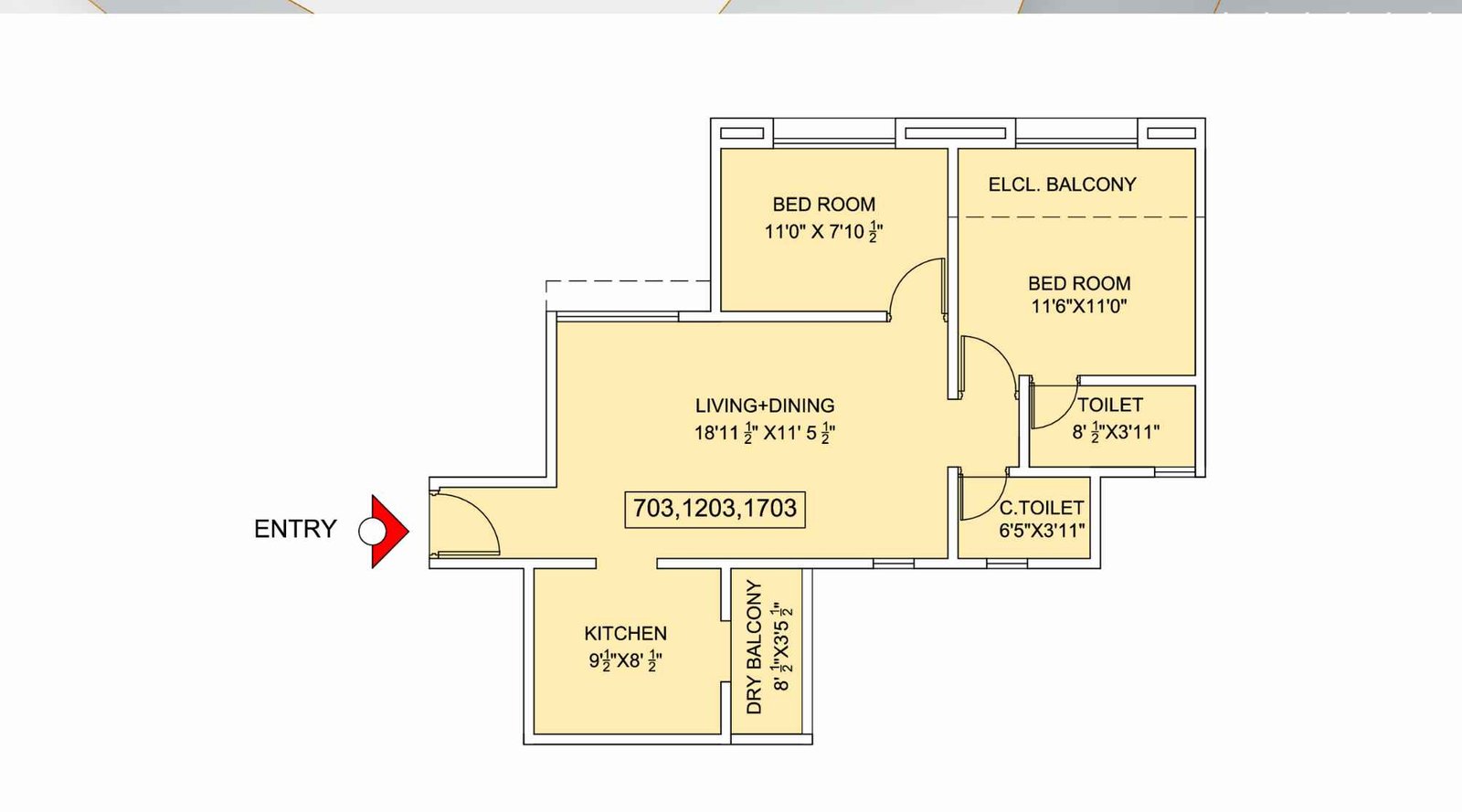 Dhiraj-Riseonic-floor-plan-854-sqft